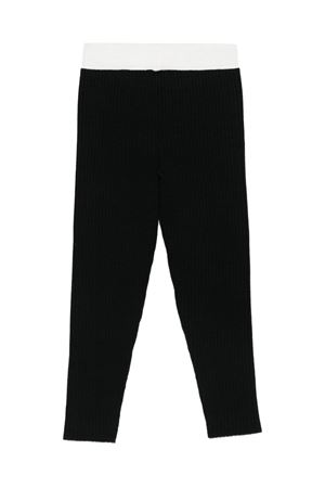 black viscose trousers ELISABETTA FRANCHI KIDS | EFPA301CFL040D748